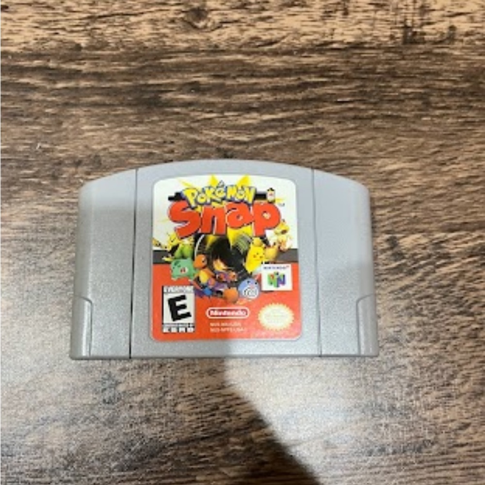 Nitendo 64 Pokémon snap game